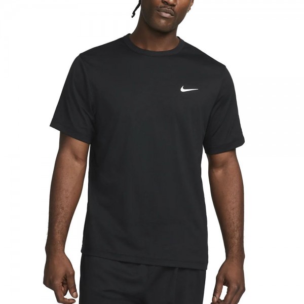 Nike Hyverse Vielseitiges Nike Dri-FIT UV Kurzarm-Oberteil Herren schwarz weiß