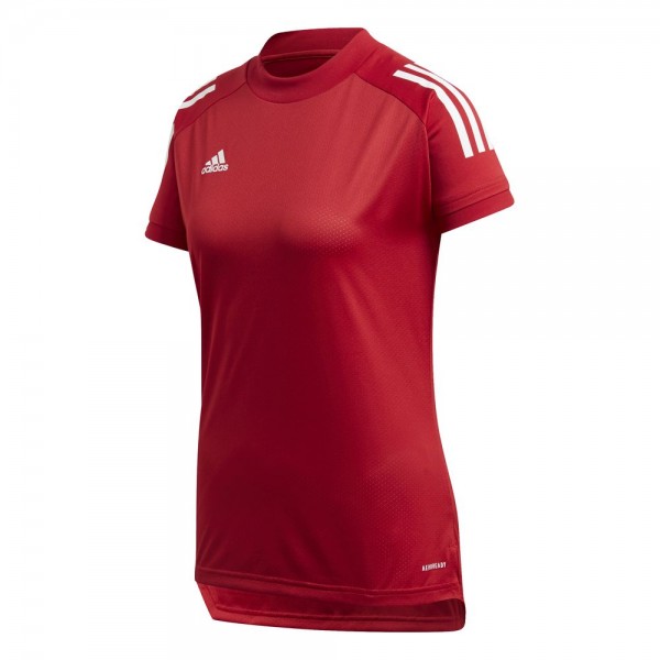Adidas Fußball Condivo 20 Trainingstrikot Fußballtrikot Damen Frauen rot