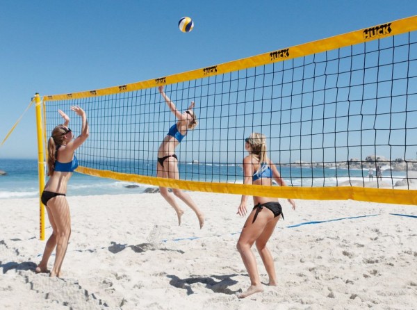 Huck Beach-Volleyball Turniernetz aus PES 3 mm