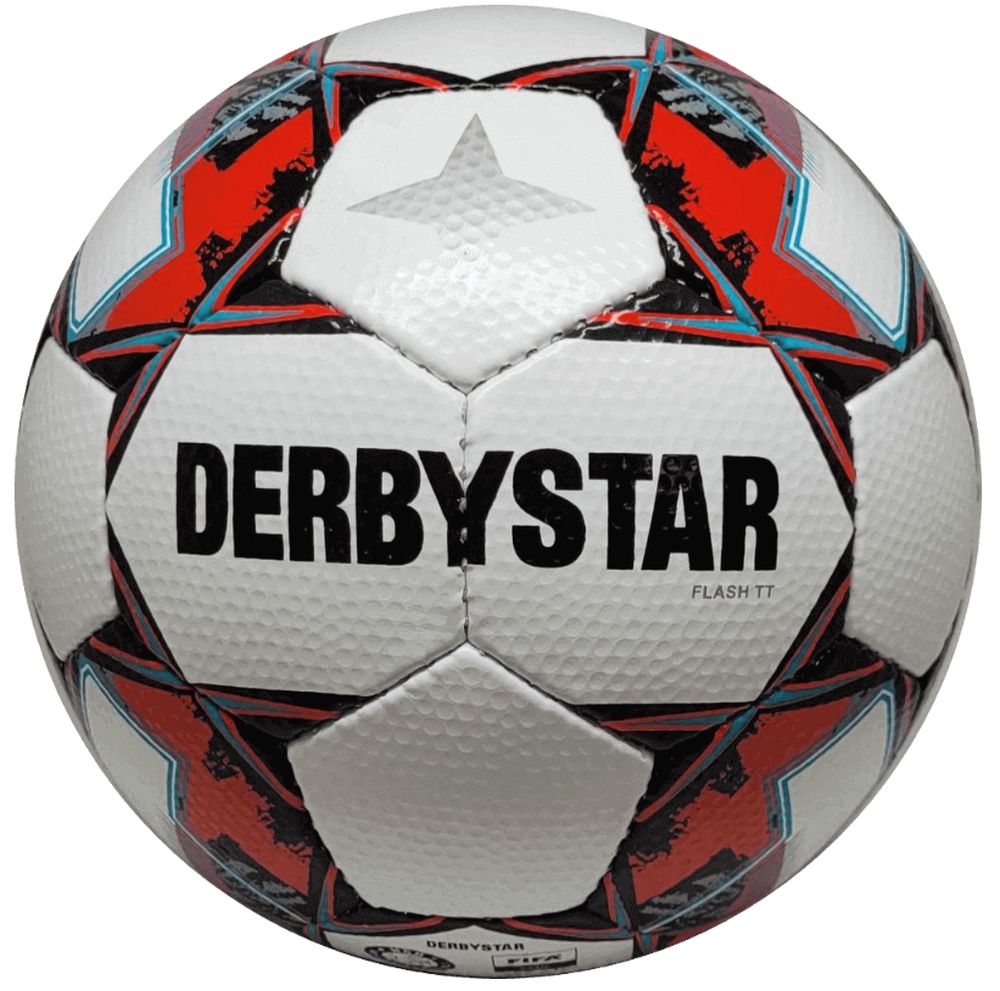 FanSport24 | Fußbälle Fußball TEAMSPORT Flash | rot weiß Trainigsbälle | | TT Derbystar 5 Größe Derbystar TT |