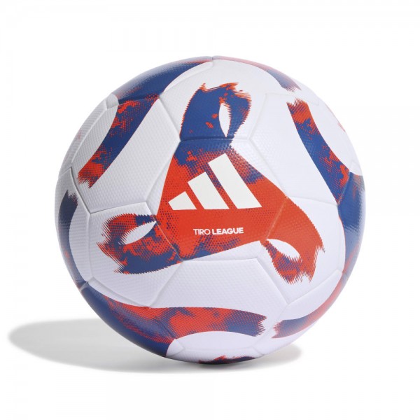 Adidas Tiro League TSBE Ball weiß orange blau