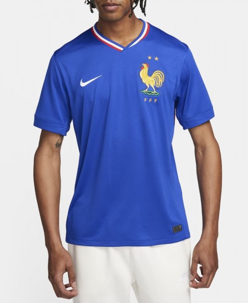 Nike Frankreich Home Trikot 2024 2025 blau rot weiß