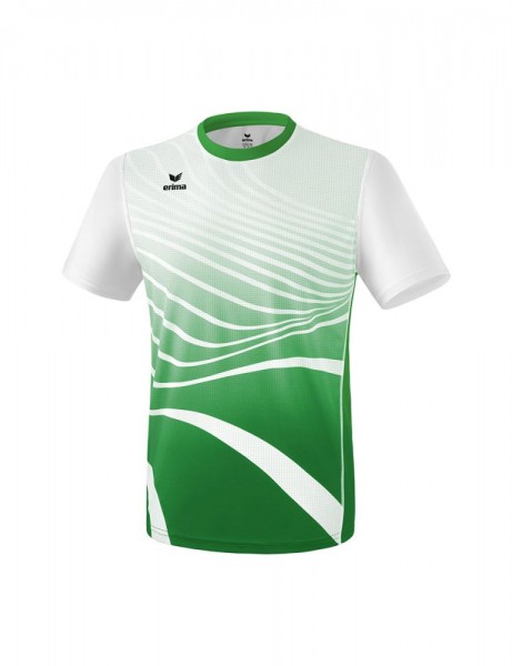 Erima Leichtathletik T-Shirt Laufshirt Sport T-Shirt Herren Kinder grün weiß