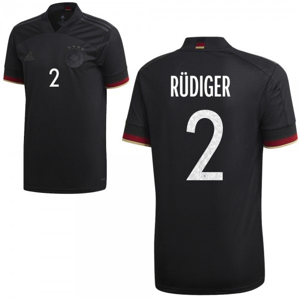 Adidas Deutschland Auswärtstrikot 2021 2022 Herren Rüdiger 2