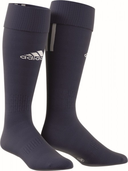 Adidas Fußball Santos 3 Streifen Stutzen Socken Herren dunkelblau weiß