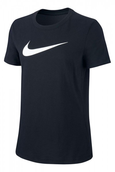 Nike Dri-FIT Trainings-T-Shirt Damen schwarz weiß