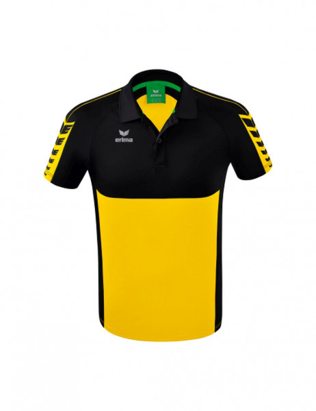 Erima Fußball Six Wings Poloshirt Herren gelb schwarz