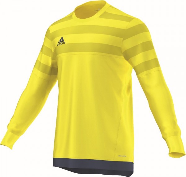 Adidas Fußball Kinder Entry 15 Torwarttrikot GK Shirt Langarm Trikot gelb marine Größe 116