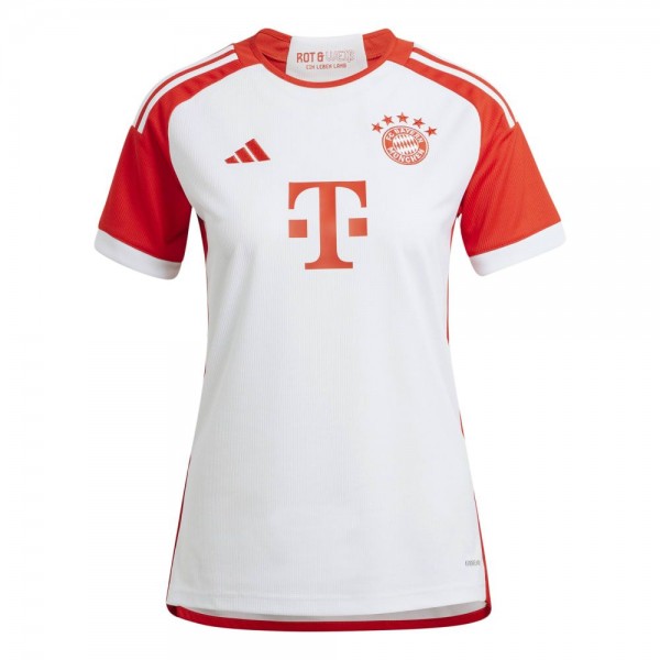 Adidas FC Bayern München Home Trikot 2023 2024 Damen weiß rot