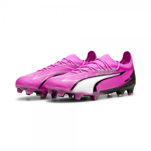 Puma Ultra Ultimate FG/AG Fußballschuhe Herren pink weiß schwarz