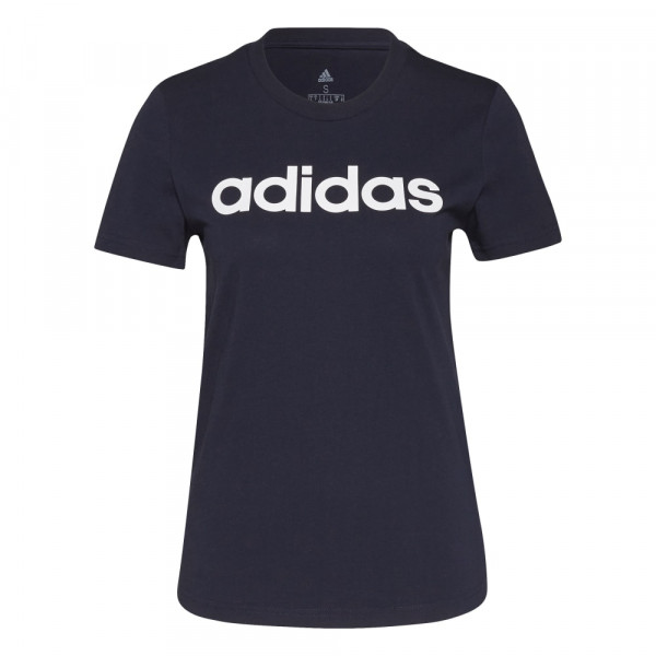 Adidas Essentials Slim Logo T-Shirt Damen legend ink