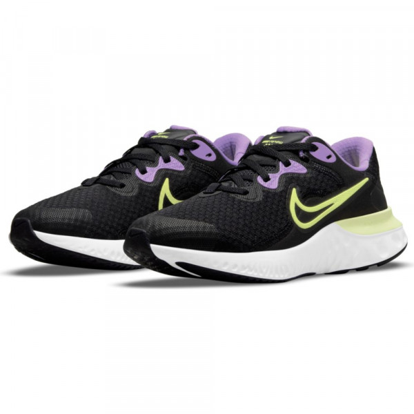Nike Renew Run 2 Laufschuhe Kinder schwarz lila