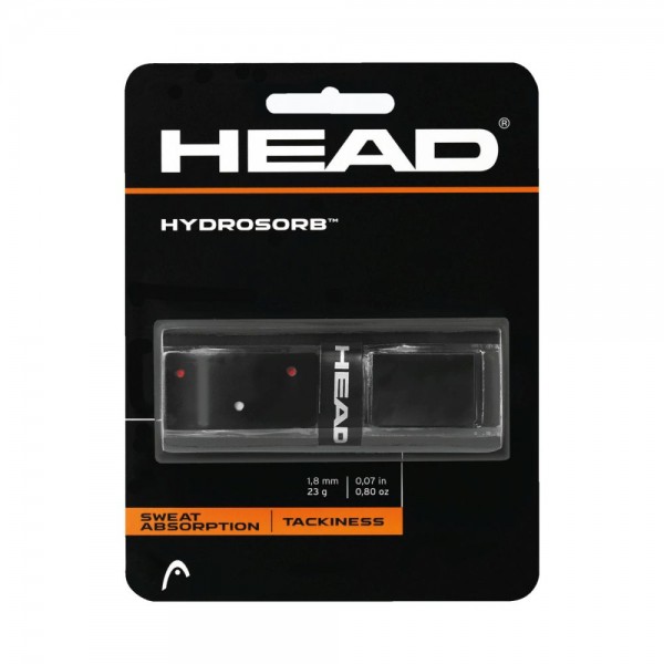 Head Tennis HydroSorb Grip (Basisband) schwarz rot